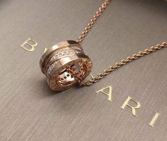 宝格丽银饰925bv镂空弹簧项链价格,宝格丽小蛮腰项链好还是弹簧款好