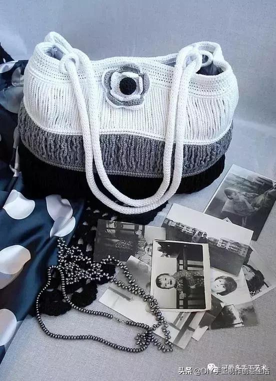 厉害了，极美爱尔兰钩花包包，看了这个才是真服气