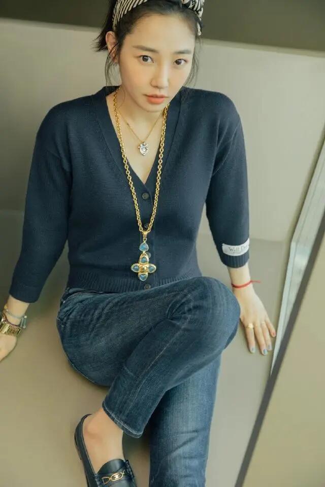 白百何唐宫夜宴中项链图片,白百何最近时尚穿搭