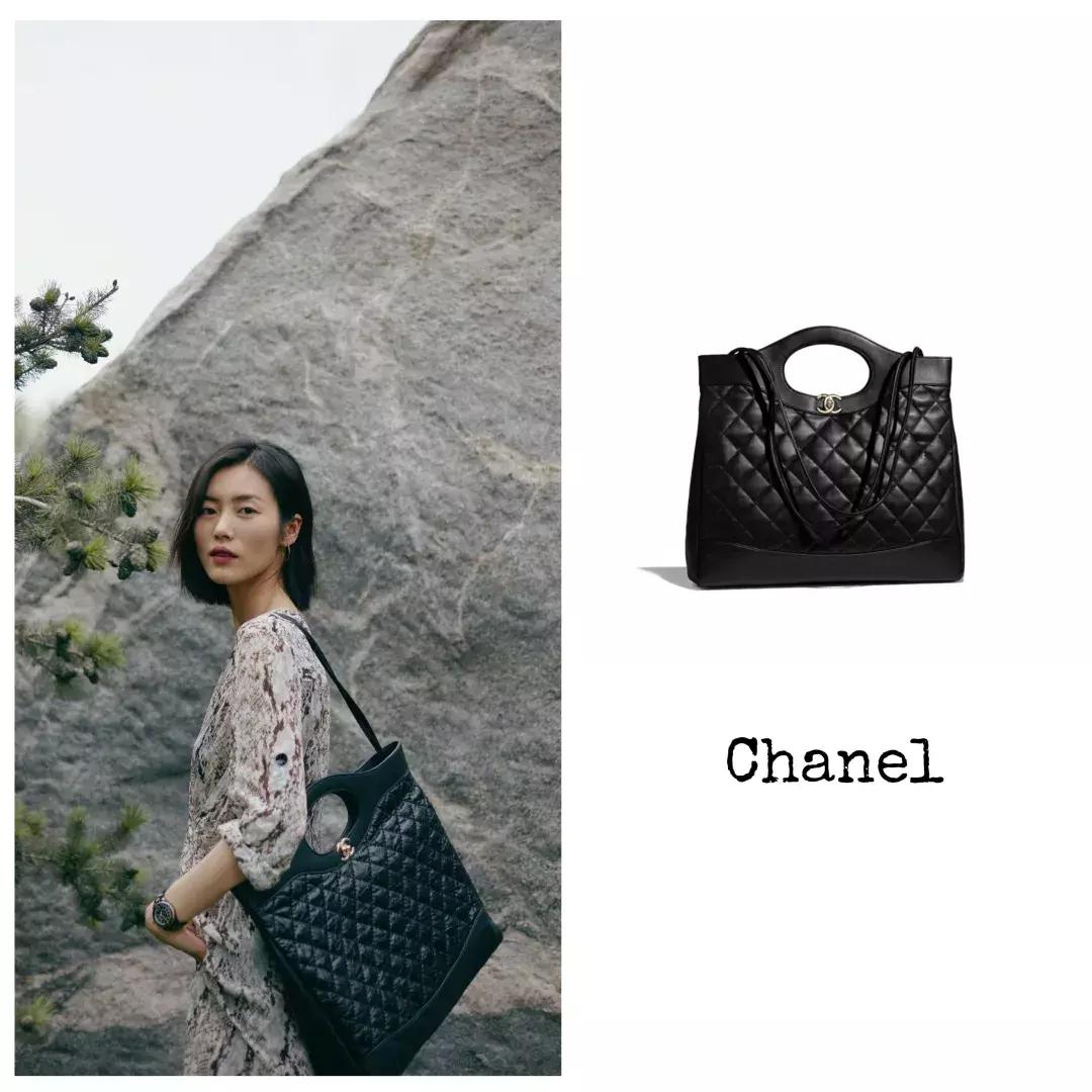 大表姐刘雯和香奈儿,大表姐刘雯的包