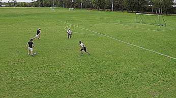 足球常用的传球方式,足球运球传球技巧