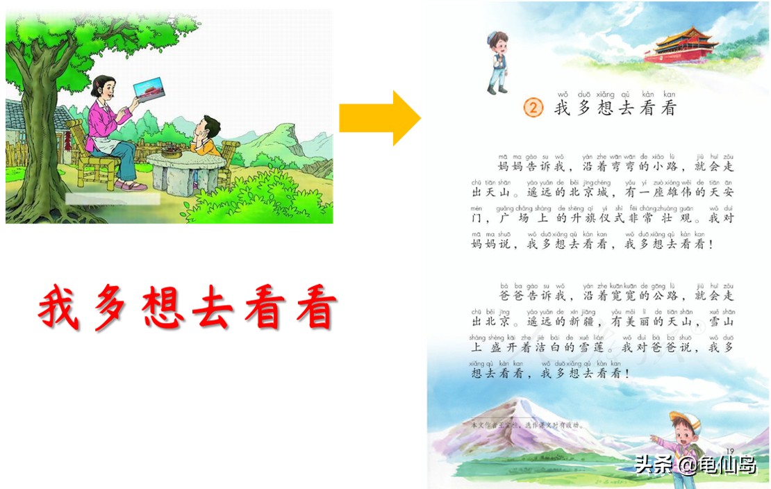 六年级上册闰土插图怎么画,新旧课本插图对比五年级语文