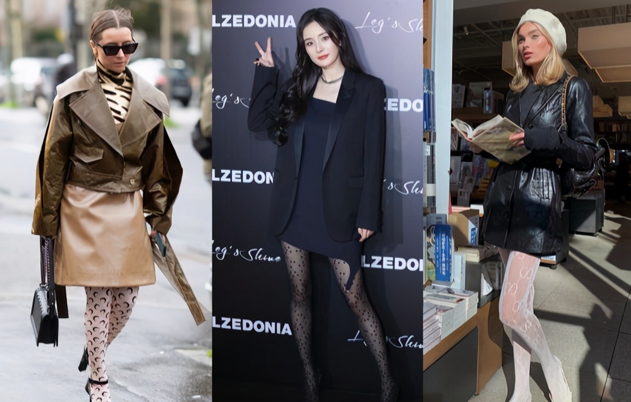 时髦裤袜,时髦精们最爱的潮袜