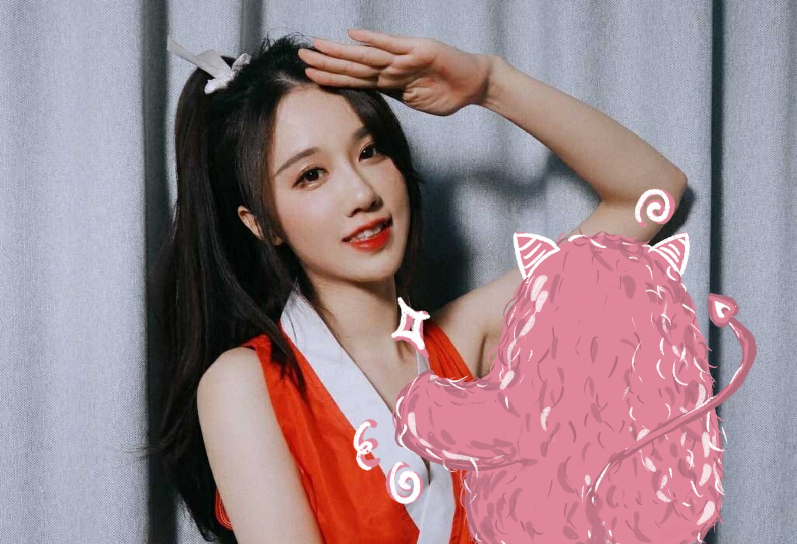 火爆全网的小怪兽涂鸦，腐团儿直呼可爱，众女主播高能预警