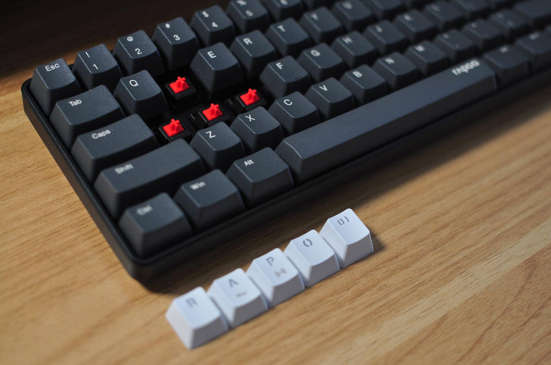 雷柏入门级机械键盘,雷柏v860-87游戏机械键盘详解