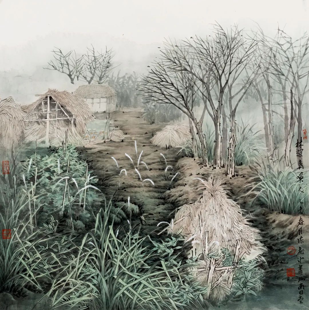 充满诗情画意的山水田园风光,慢慢体味令人陶醉的田园山水韵味