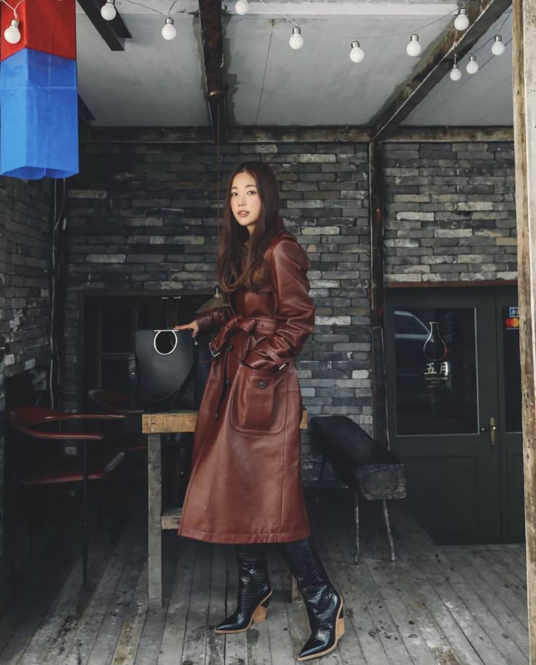 欧美时尚博主穿搭示范冬,韩系慵懒风冬季穿搭博主