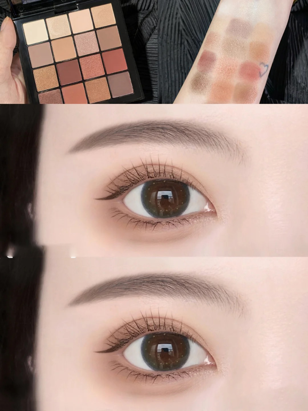 肿眼泡眼影推荐女生,肿眼泡单眼皮大地色系眼影