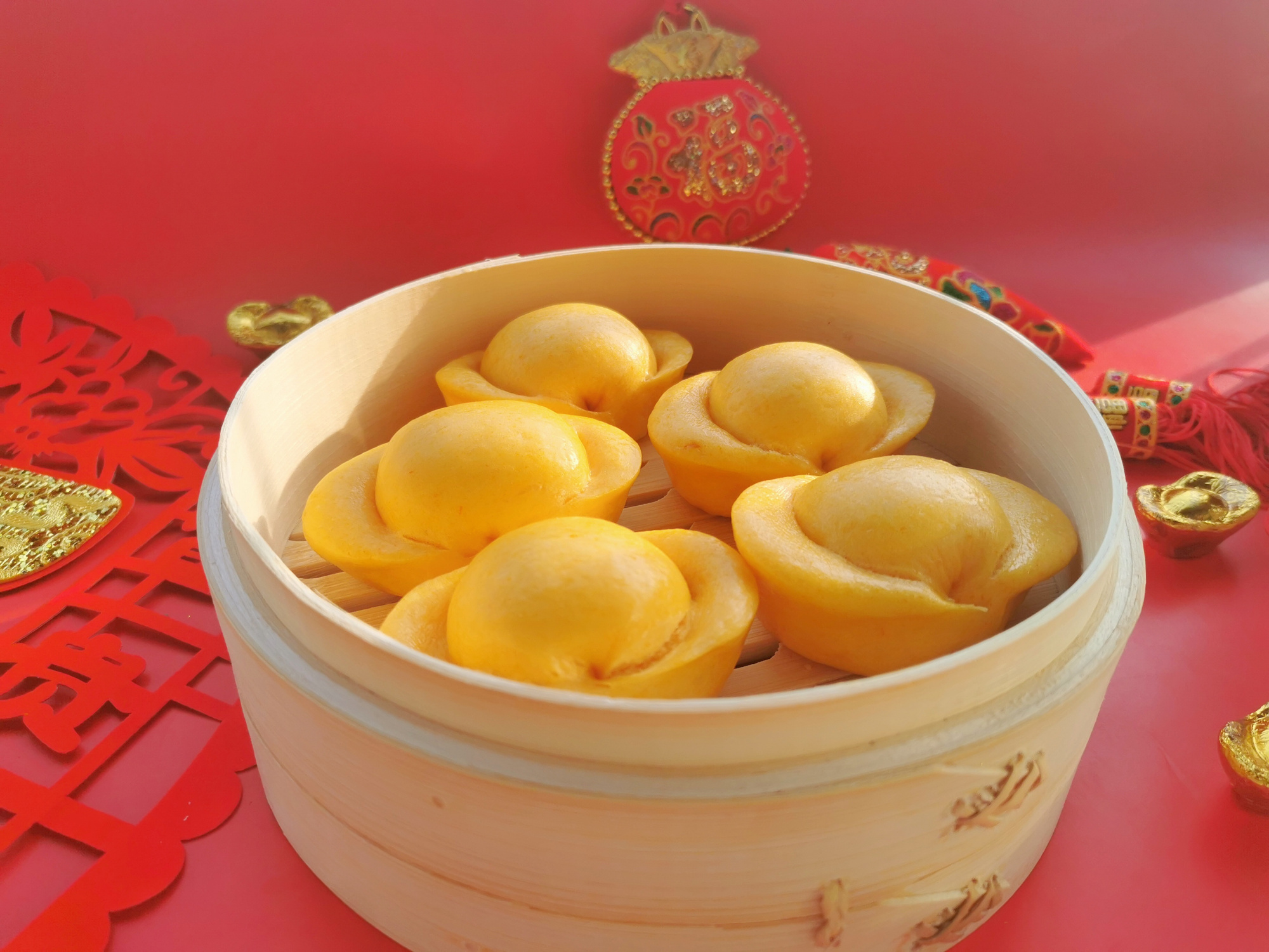 元宝馒头怎么做蒸出来才好看,二十八把面教程