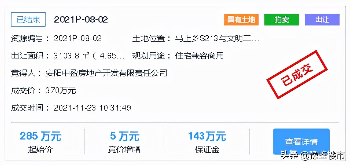 内黄土地挂牌拍卖公告,内黄县土拍