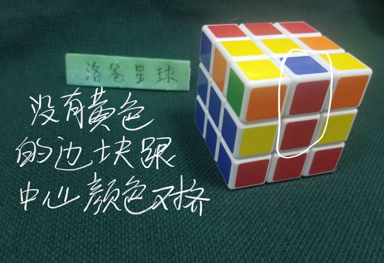 三阶魔方底部还原介绍,三阶还原魔方的说明图