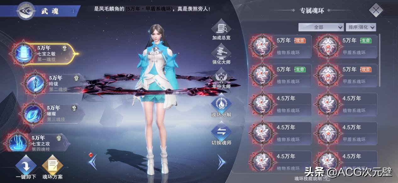 斗罗大陆手游白虎武魂配什么魂骨,斗罗大陆手游最强阵容及魂环