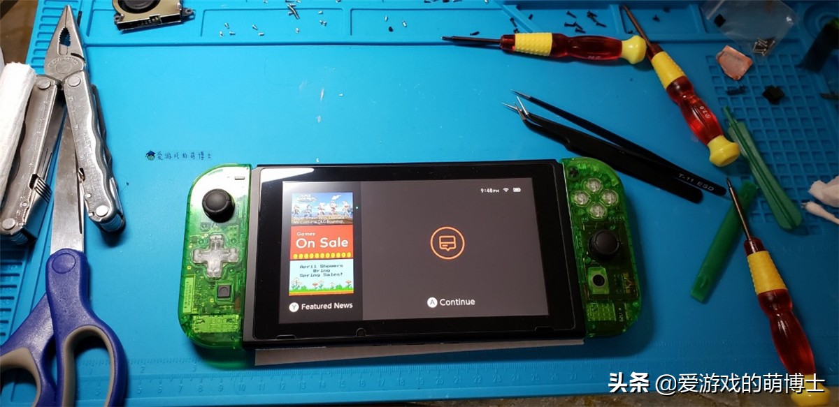 Switch目前太贵了，海外DIY达人自己网购电子零件组装了一台