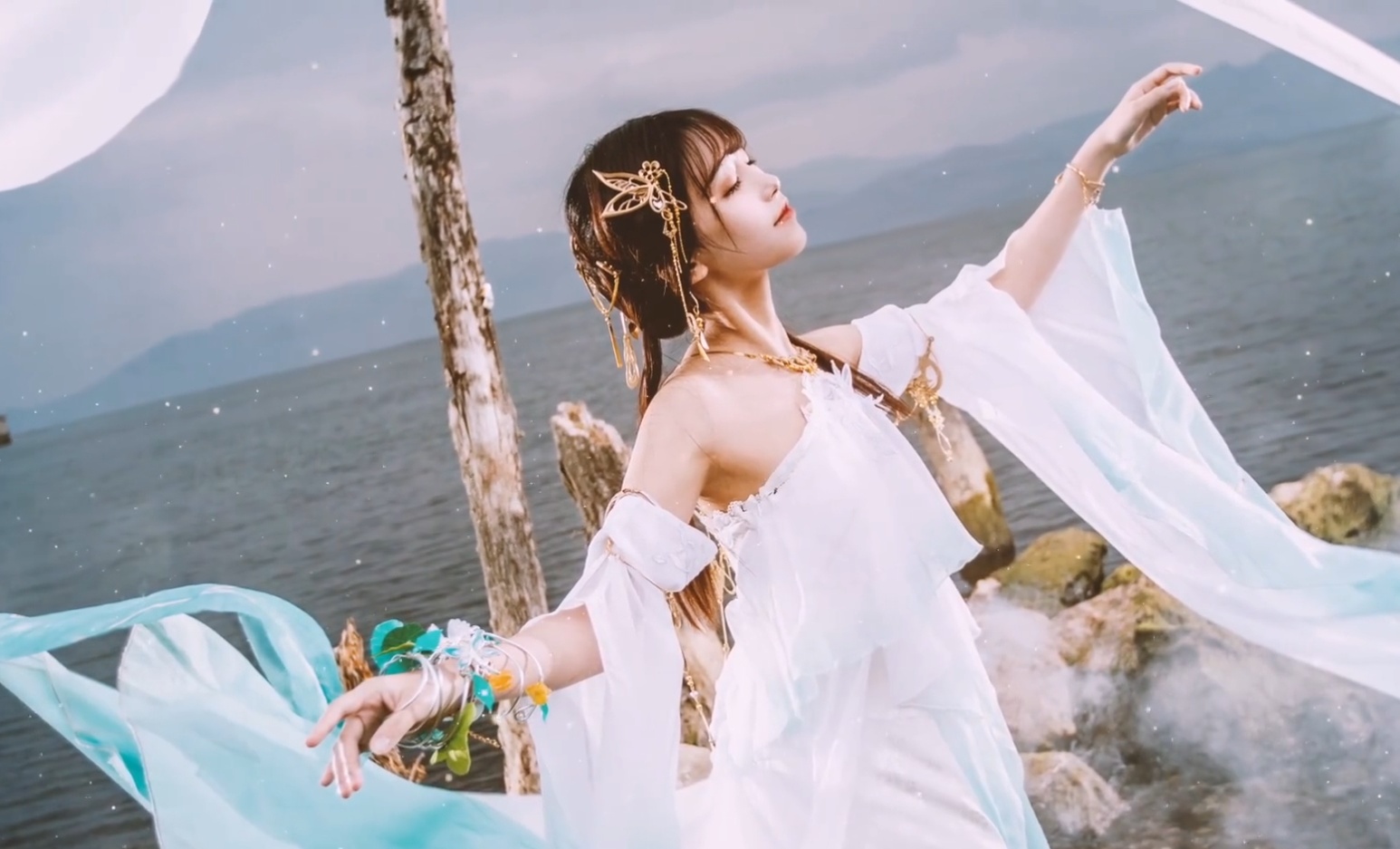 腐团儿cos明日星,少年感十足的古风cos