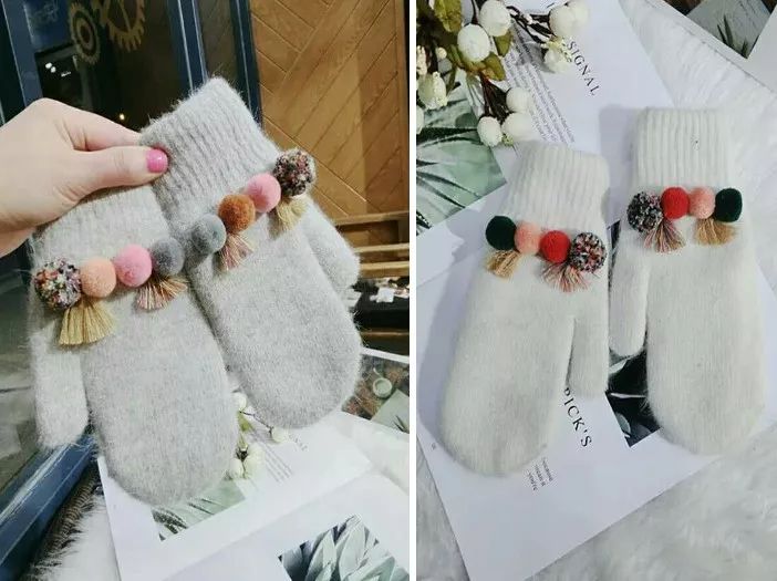 夏季可爱的手套推荐少女心,保暖可爱的手套