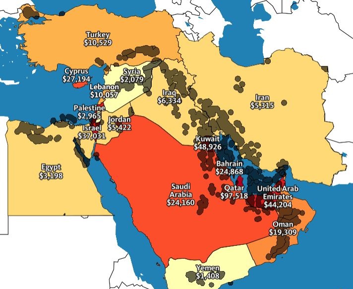 卡塔尔和巴林历史关系,卡塔尔和巴林为什么人口少