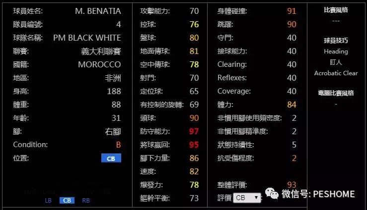 网易实况足球黑球排名,实况手游新赛季球员能力值变化