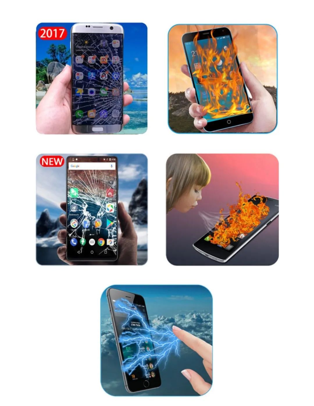 手机屏幕碎屏效果,手机摔碎真实特效