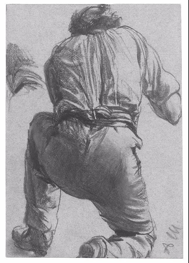 阿道夫门采尔速写作品,门采尔高清速写作品图片