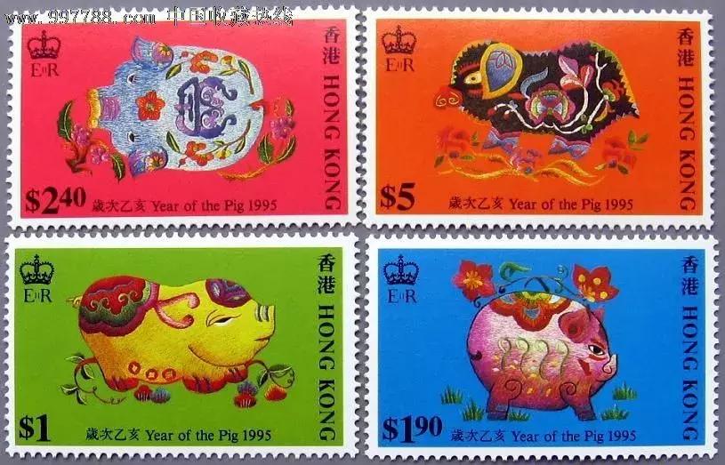生肖猪邮票绘画设计图,生肖猪邮票有收藏价值吗