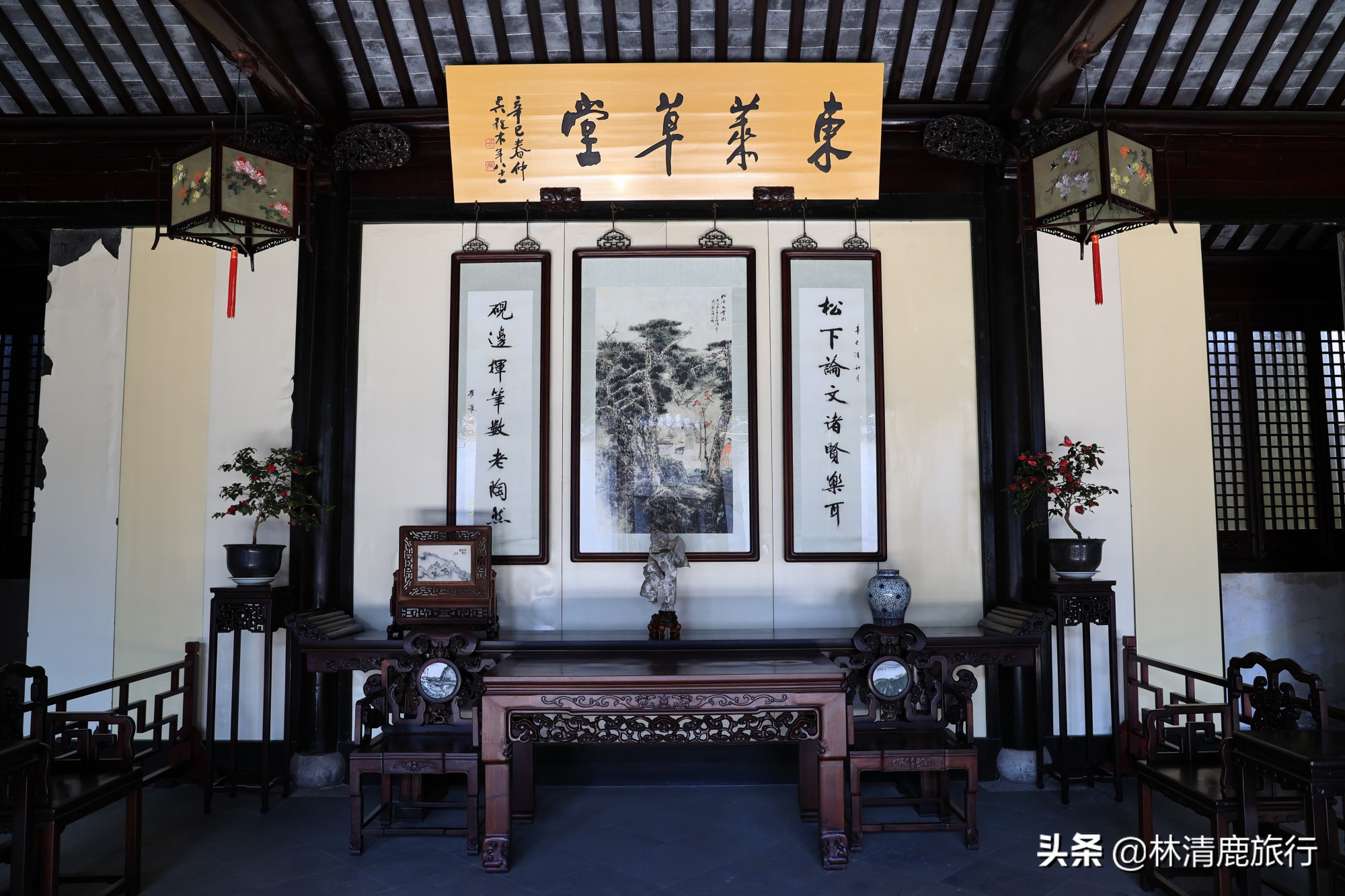 苏州园林喝茶的地方,苏州西山观雨喝茶好去处