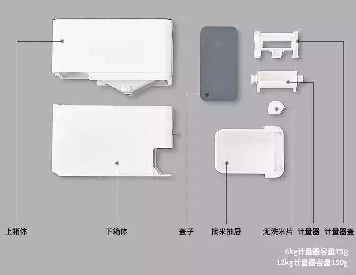 橱柜里放碗,放在橱柜里哪款米桶好用