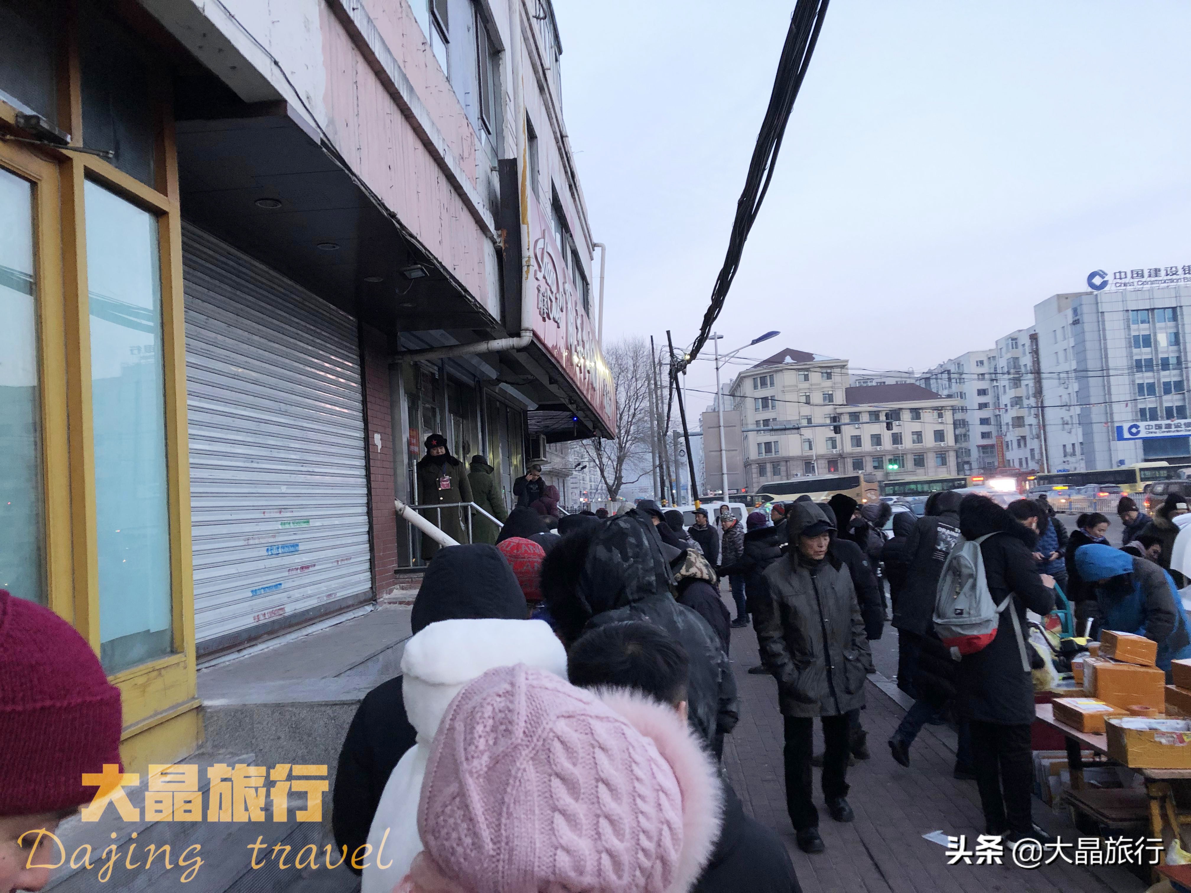 排队哈尔滨红肠,哈尔滨肉联红肠排队