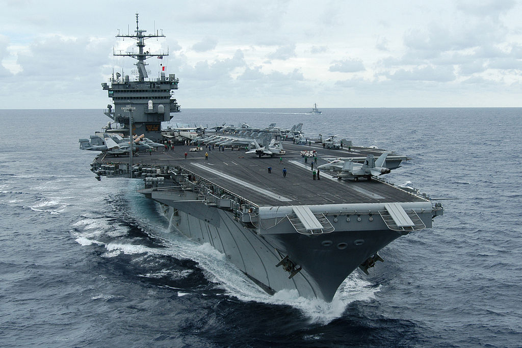 003型航空母舰最新进展,美国现有几艘航空母舰在世界各地
