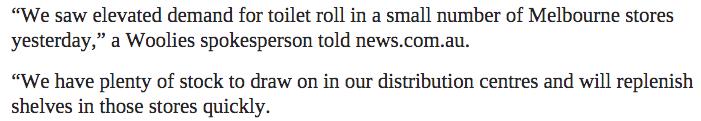 ColesWoolies重启限购令!澳人又双开始恐慌性购买,货架被搬空