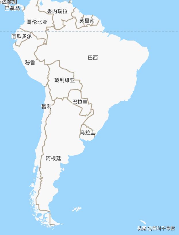 来看看全世界高收入国家的分布情况,非洲和南美洲也有