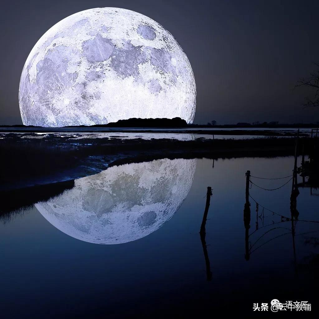 思乡和月亮的古诗共十首,小学古诗词1-6年级185首带注释