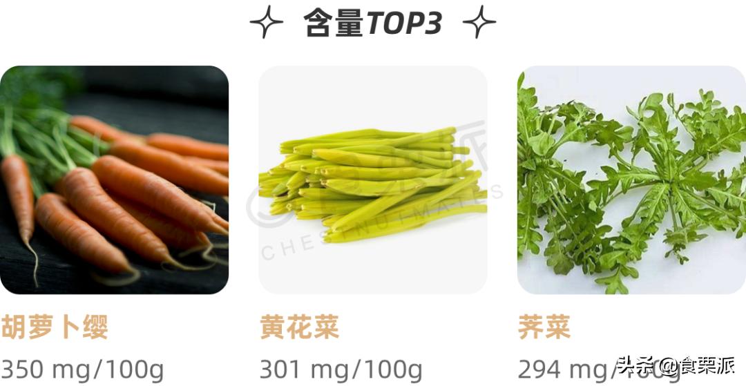 蔬菜营养排行榜,看看你爱吃的上榜了没