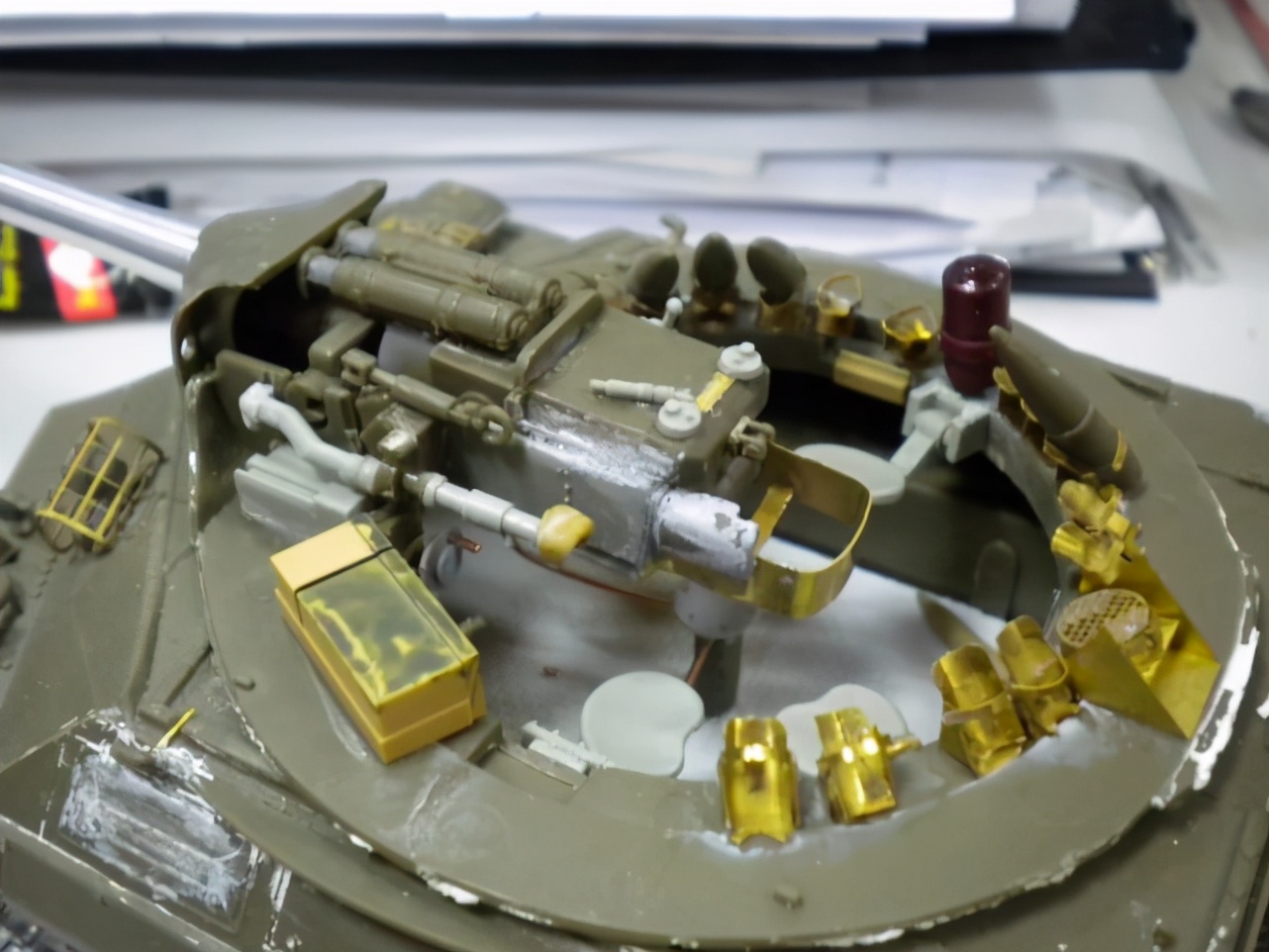 45元塑料坦克模型，精心制作半年，完工时太逼真！一万元也不卖