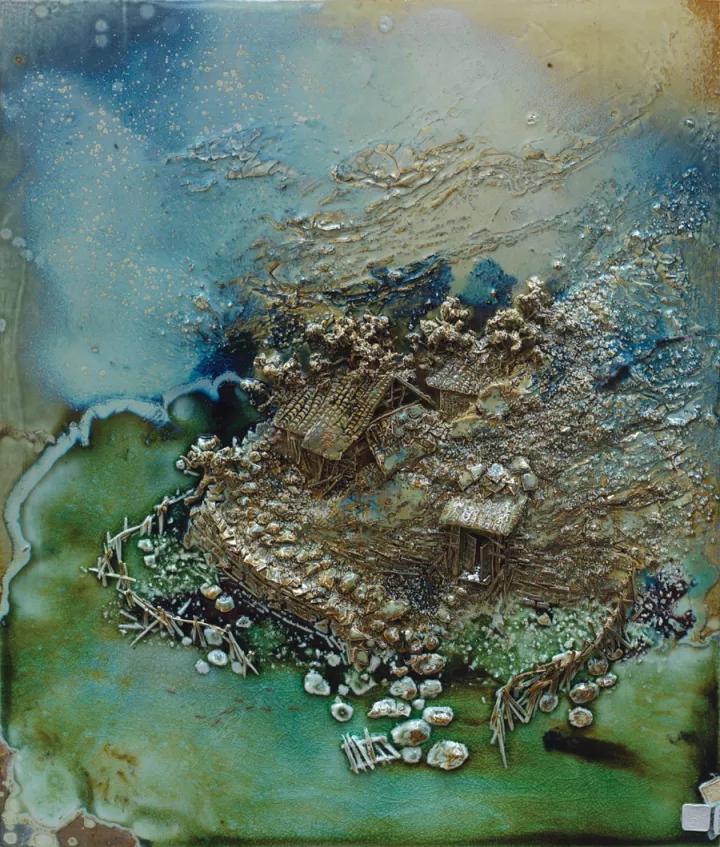 他的悬雕是站立的神奇「悬之又玄——徐初泽的悬雕瓷画」