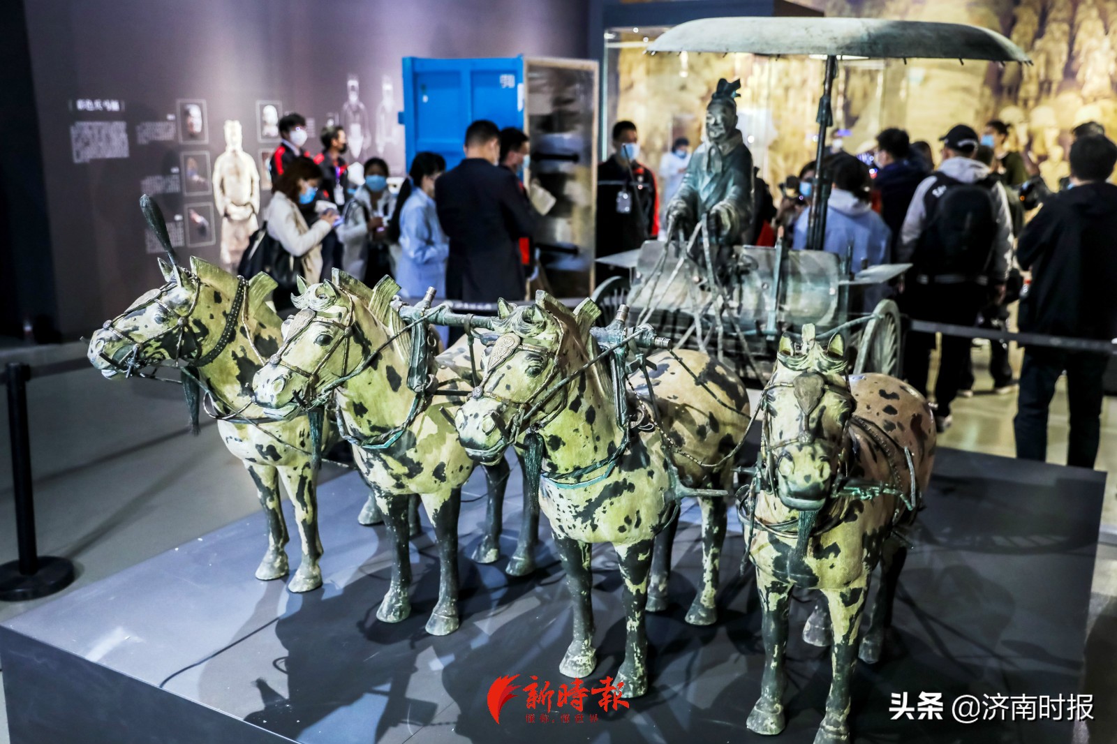 兵马俑来济南啦,直击开箱:层层保护,头身分开装运