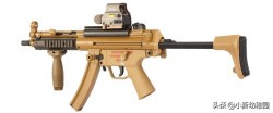 mp5冲锋枪能打死大型动物吗,反恐利器mp5弹鼓式冲锋枪