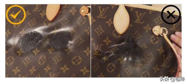 lv包真假鉴定斜挎包,lv白棋盘格neverfull真假