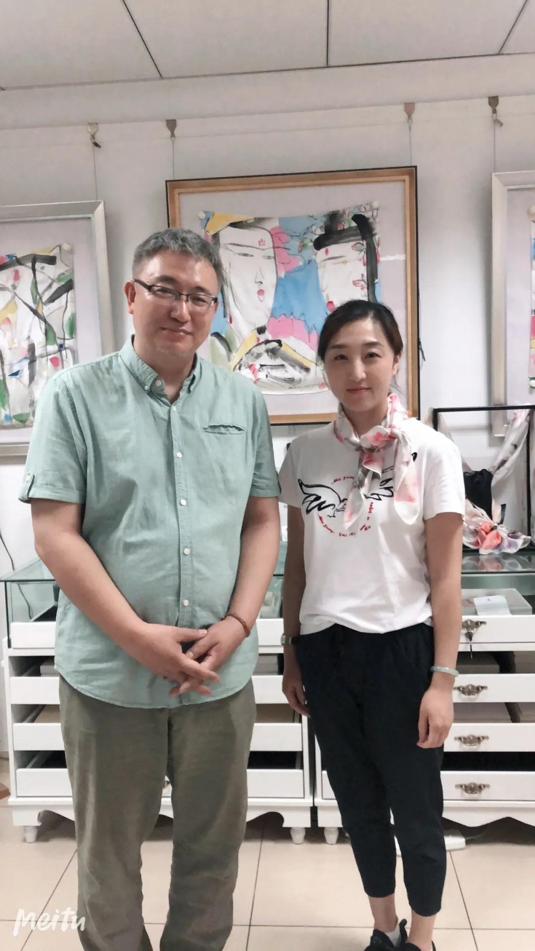 丹青丝韵——张智棟中国画丝巾绘画课堂第一期活动掠影