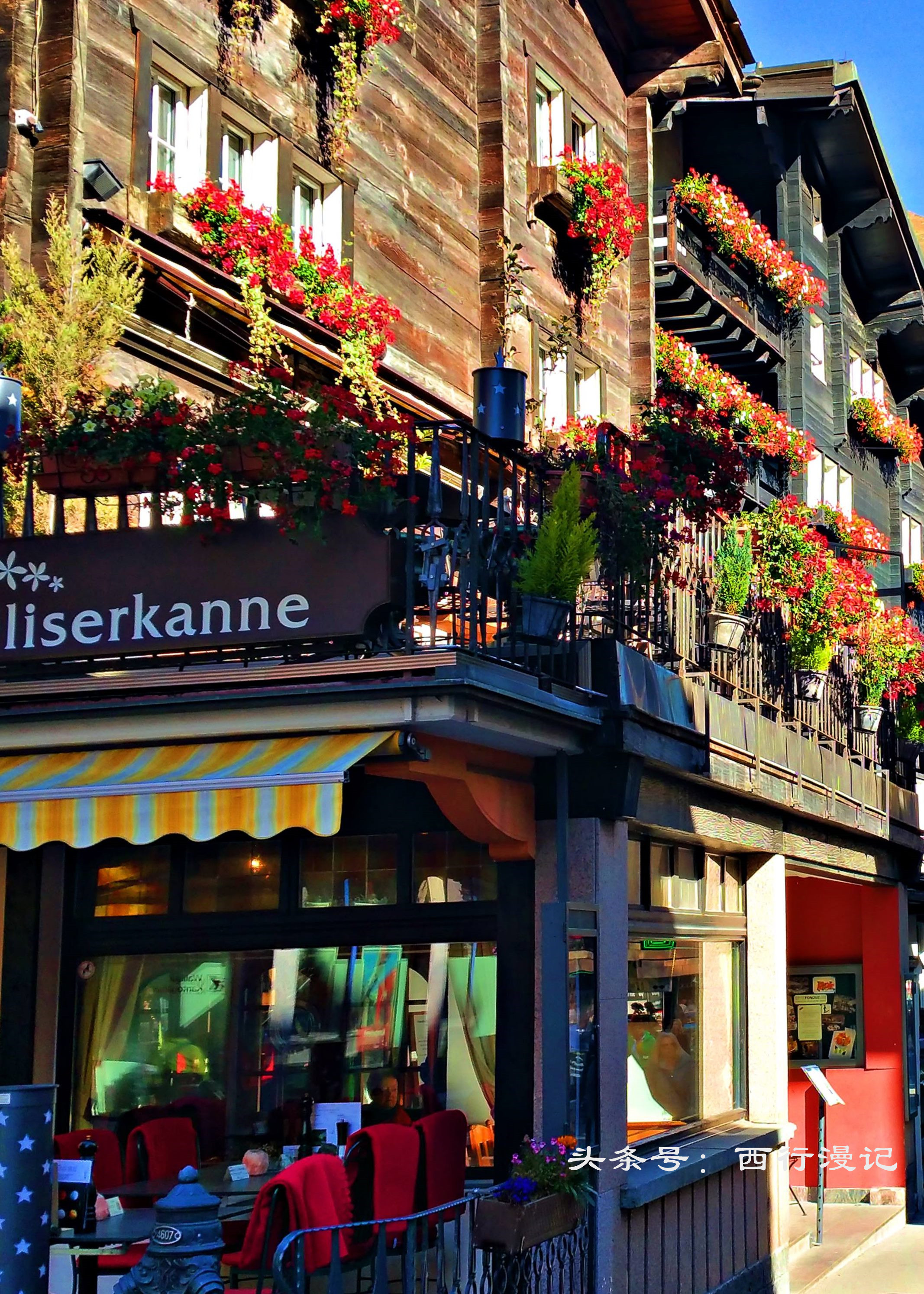 瑞士风景绝美的山,瑞士绝美的山村风光