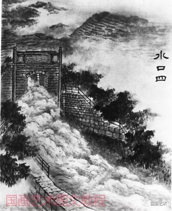 山水画基础技法分享,师恩钊泼墨山水画技法视频