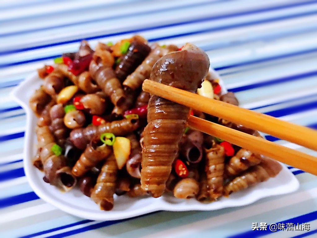 辣炒钉螺冷吃,辣炒钉螺的正确吃法图解