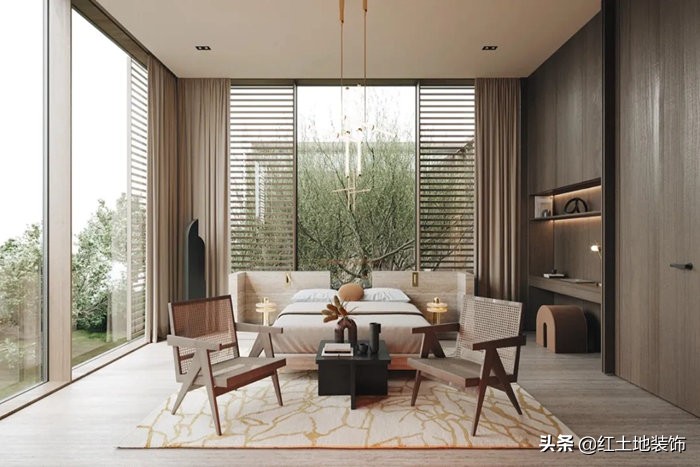 珠海现代宅寂风装修设计住宅,充满舒适自然的气息感