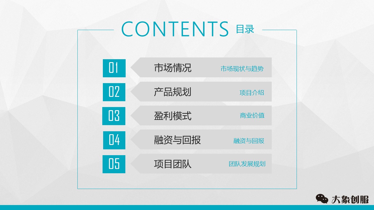 创业商业计划书ppt,商业创业计划书ppt教程