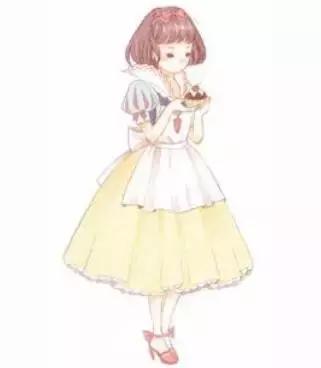 画白雪公主和七个小矮人的简笔画,简单又可爱的白雪公主怎么画