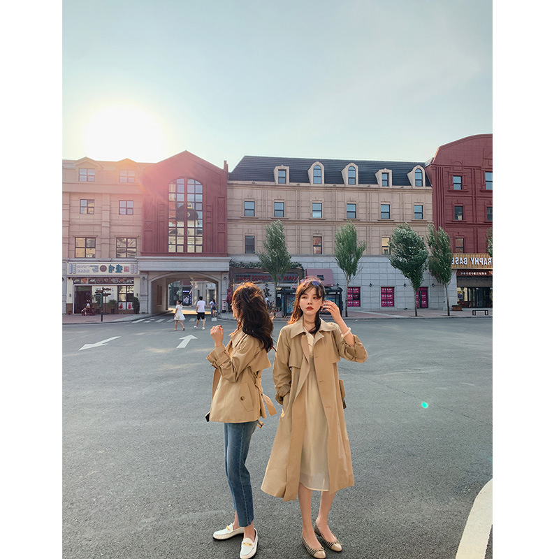 淘宝风衣店铺推荐高质量女,淘宝女中长风衣