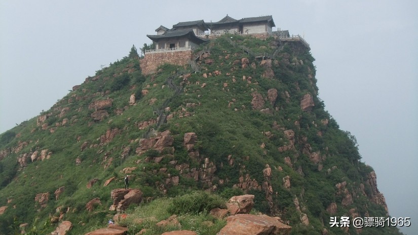 洛阳万安山山顶祖师爷庙骑行,洛阳爬万安山