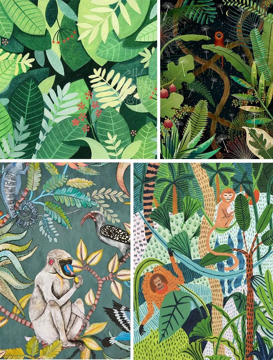 儿童画手工小猴子创意,小猴子创意作品画