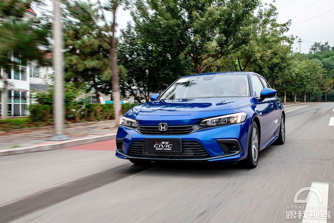 试驾本田思域最新款,本田雅阁本田思域本田crv本田缤智