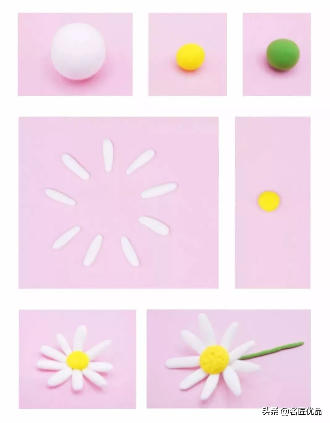 好玩又好看的粘土手工,简单的国庆粘土手工方案