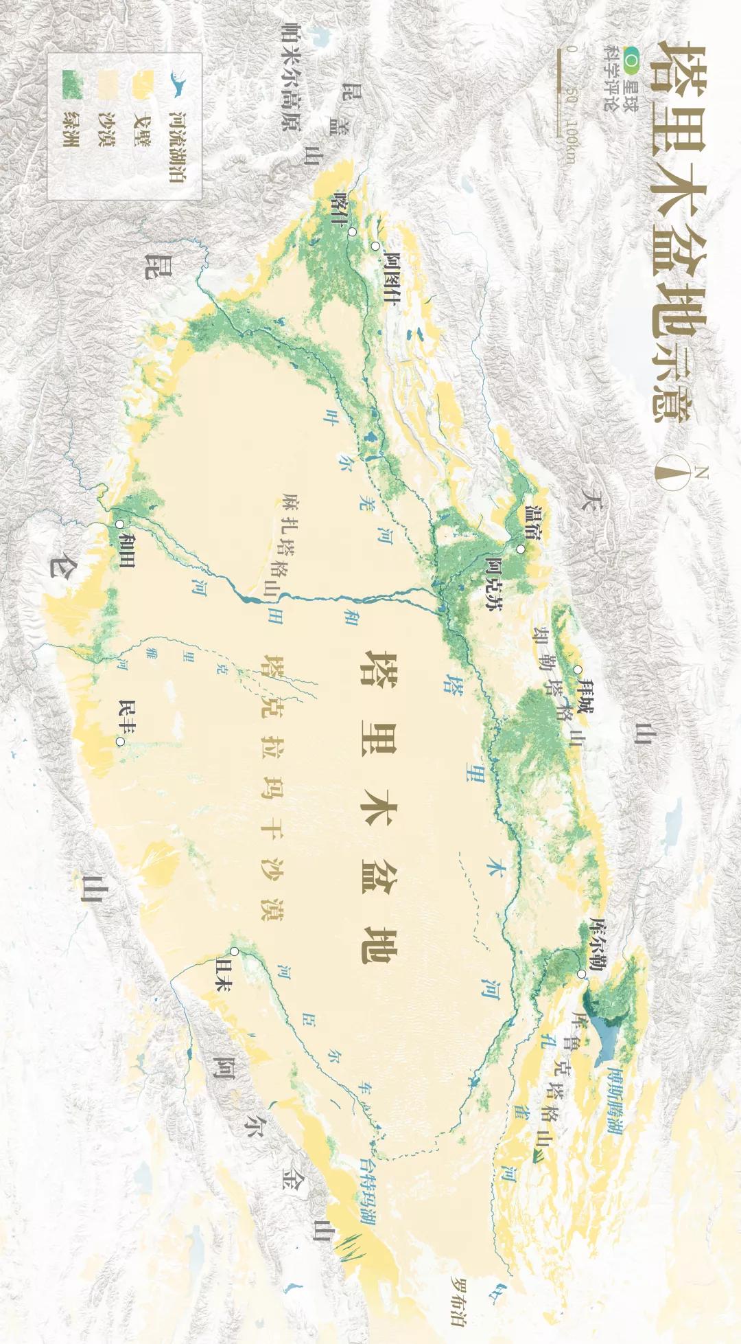 新疆塔里木大沙漠风景,除了沙漠树森林树还有什么